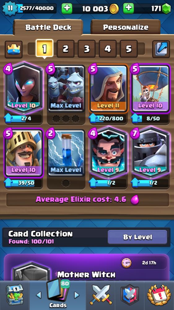 Clash Royale lvl11 4003 trophies