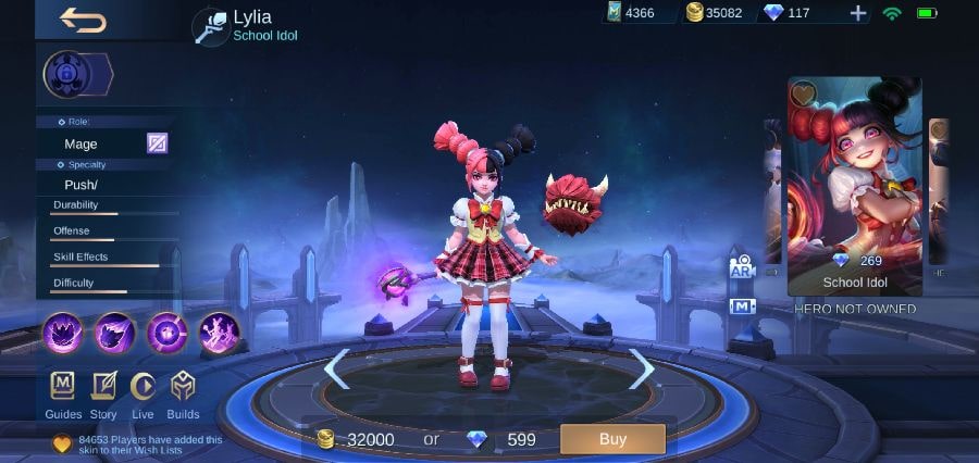 ❗️Lylia - School Idol Skin | 20% OFF In-game value❗️