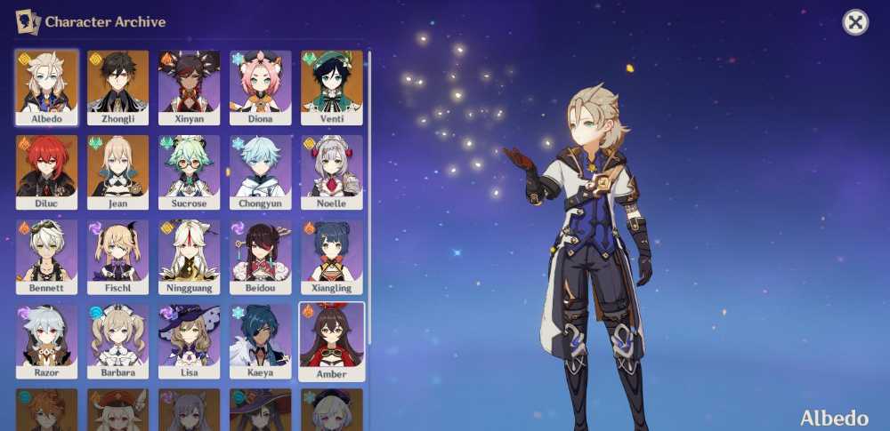  ASIA CHEAP Genshin Impact AR 40 Five 5 Star Characters Jean Venti 