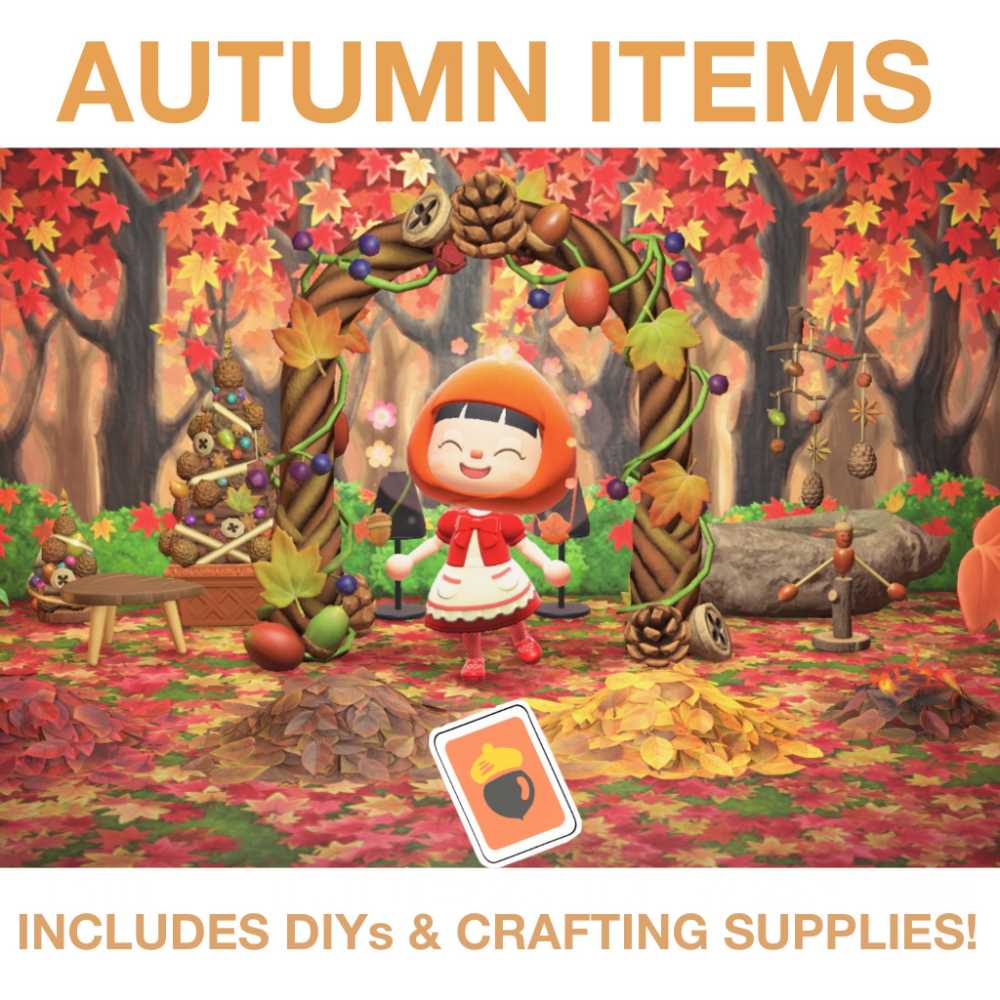 ACNH Autumn Items & DIYs