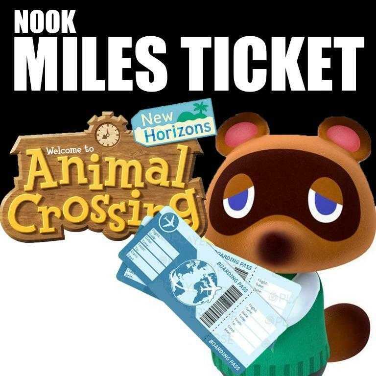 100 Nook Miles Tickets Instant Delivery