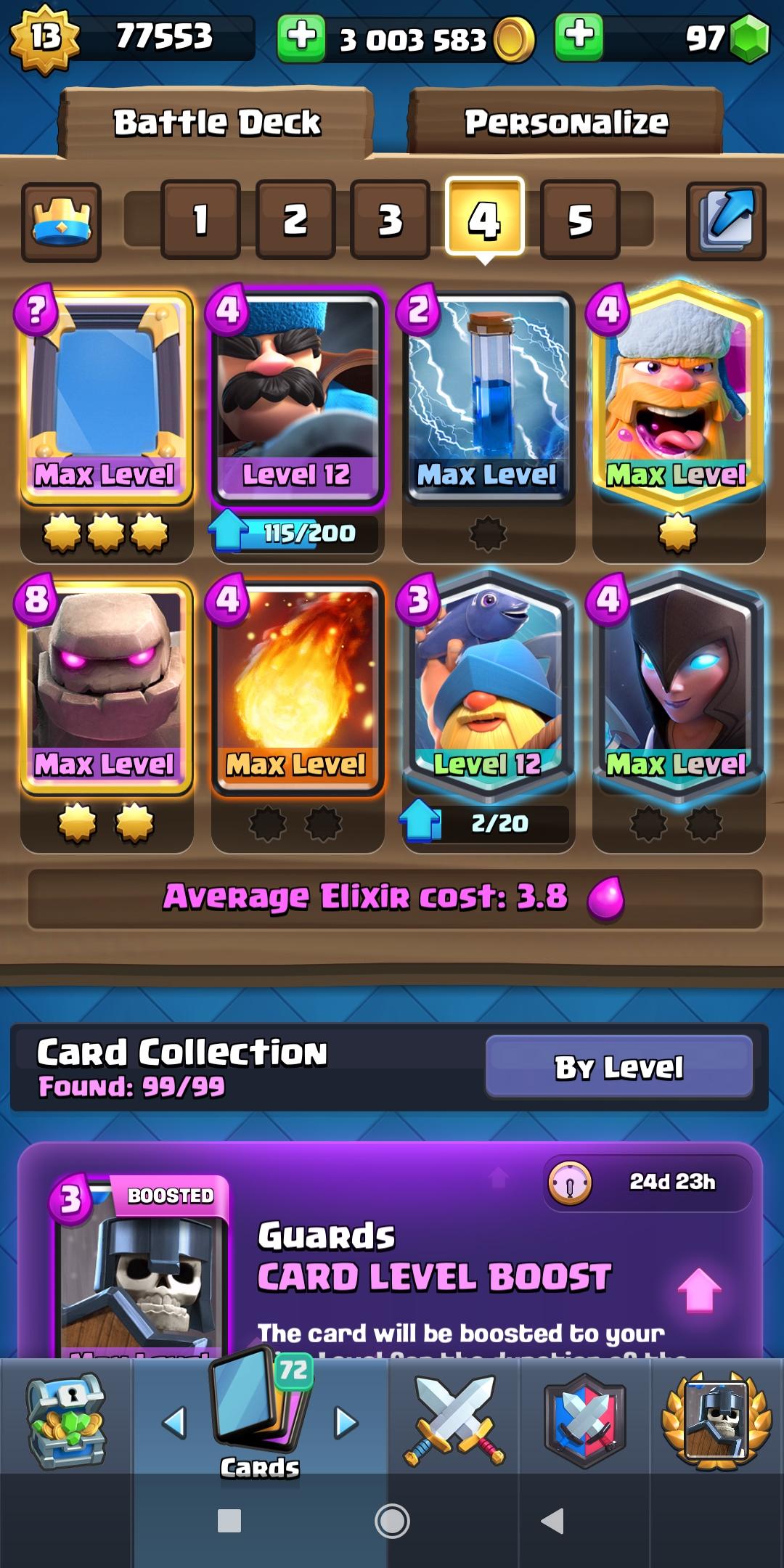 Clash Royale How To Get Gold Name